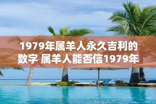 1979年属羊人永久吉利的数字 属羊人能否信1979年数字给出的永久吉利