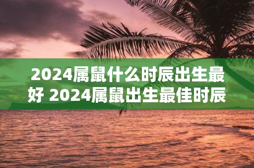 2025属鼠什么时辰出生最好 2025属鼠出生最佳时辰