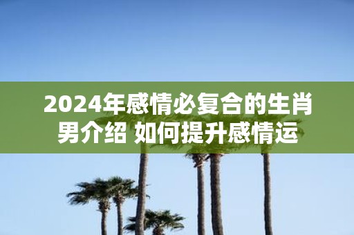 2025年感情必复合的生肖男介绍 如何提升感情运