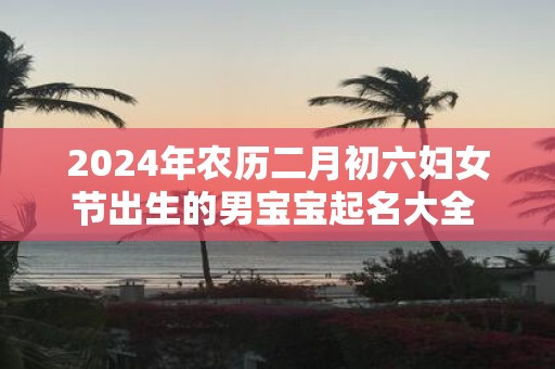 2025年农历二月初六妇女节出生的男宝宝起名大全 应该起什么名 字