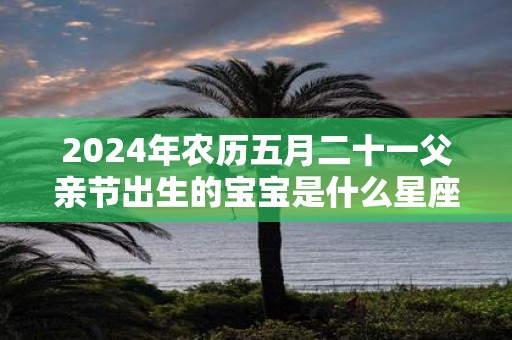 2025年农历五月二十一父亲节出生的宝宝是什么星座