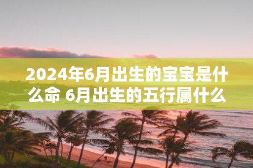 2025年6月出生的宝宝是什么命 6月出生的五行属什么