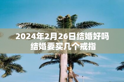 2025年2月26日结婚好吗 结婚要买几个戒指
