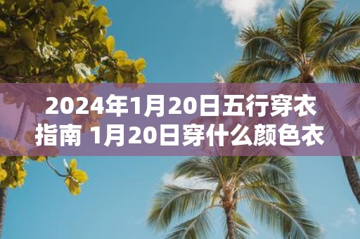 2025年1月20日五行穿衣指南 1月20日穿什么颜色衣服