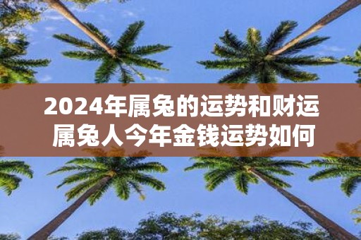 2025年属兔的运势和财运 属兔人今年金钱运势如何