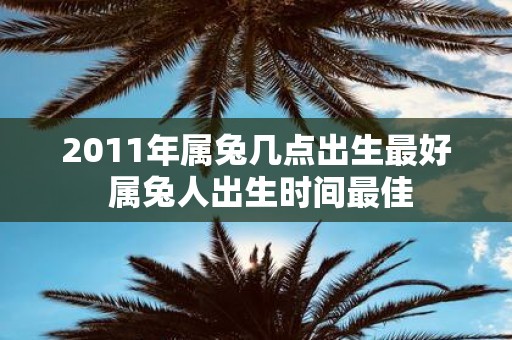 2011年属兔几点出生最好 属兔人出生时间最佳