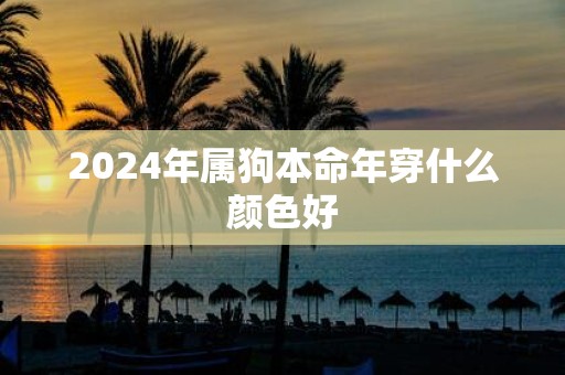 2025年属狗本命年穿什么颜色好