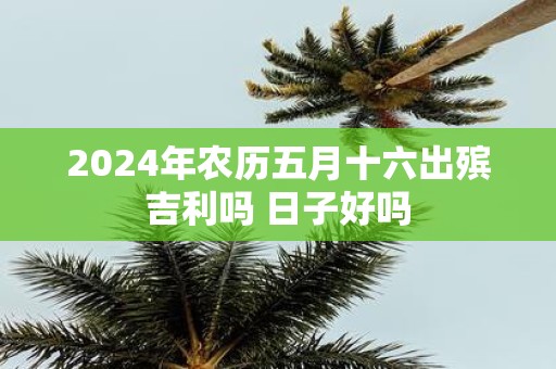 2025年农历五月十六出殡吉利吗 日子好吗
