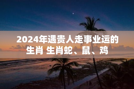 2025年遇贵人走事业运的生肖 生肖蛇、鼠、鸡