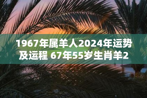 1967年属羊人2025年运势及运程 67年55岁生肖羊2025年每月运势