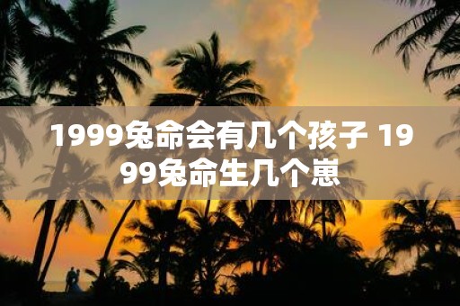 1999兔命会有几个孩子 1999兔命生几个崽