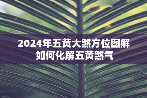 2025年五黄大煞方位图解 如何化解五黄煞气