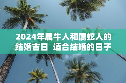2025年属牛人和属蛇人的结婚吉日 适合结婚的日子