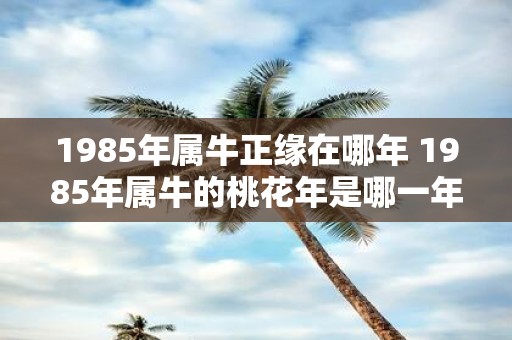 1985年属牛正缘在哪年 1985年属牛的桃花年是哪一年