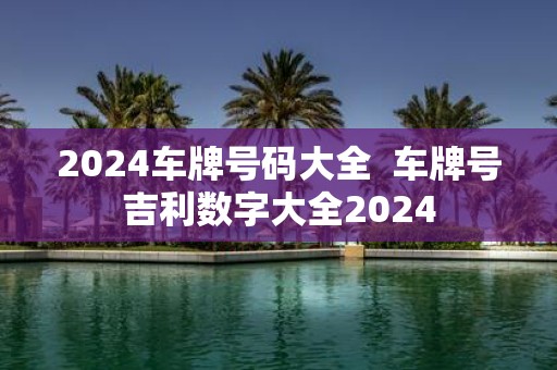 2025车牌号码大全 车牌号吉利数字大全2025