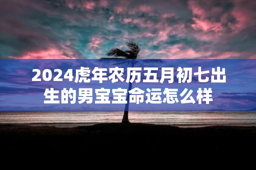 2025虎年农历五月初七出生的男宝宝命运怎么样