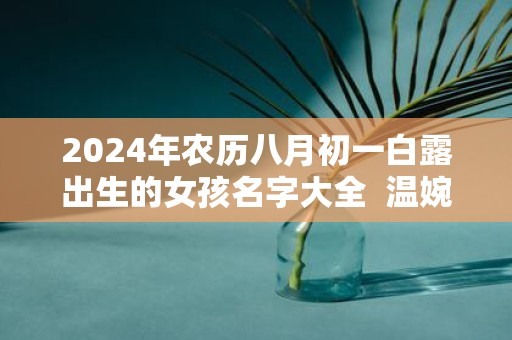 2025年农历八月初一白露出生的女孩名字大全 温婉好听
