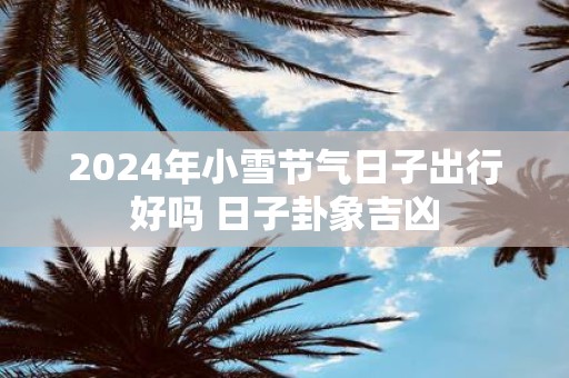 2025年小雪节气日子出行好吗 日子卦象吉凶