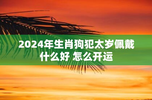 2025年生肖狗犯太岁佩戴什么好 怎么开运
