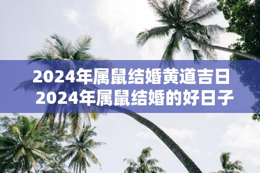 2025年属鼠结婚黄道吉日 2025年属鼠结婚的好日子