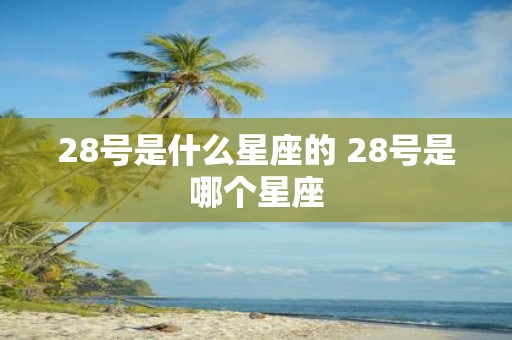 28号是什么星座的 28号是哪个星座