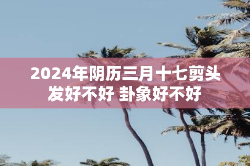 2025年阴历三月十七剪头发好不好 卦象好不好