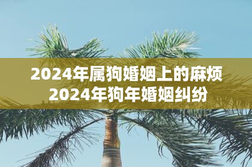 2025年属狗婚姻上的麻烦 2025年狗年婚姻纠纷