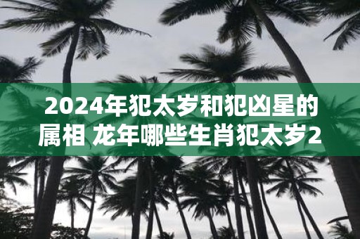 2025年犯太岁和犯凶星的属相 蛇年哪些生肖犯太岁2025