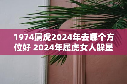 1974属虎2025年去哪个方位好 2025年属虎女人躲星方位