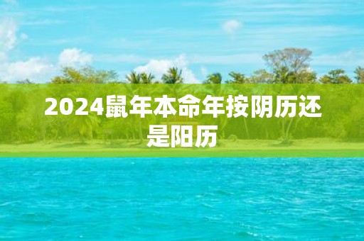 2025鼠年本命年按阴历还是阳历