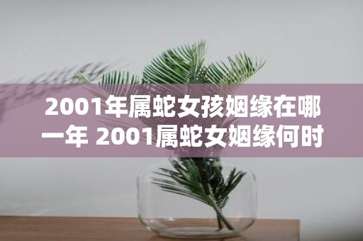 2001年属蛇女孩姻缘在哪一年 2001属蛇女姻缘何时