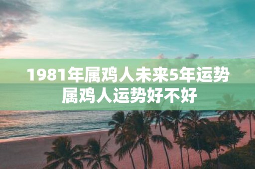 1981年属鸡人未来5年运势 属鸡人运势好不好