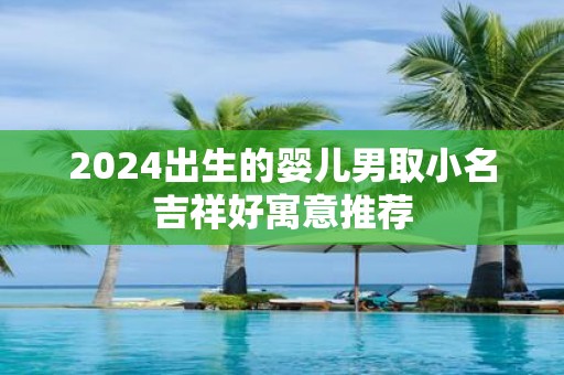 2025出生的婴儿男取小名吉祥好寓意推荐