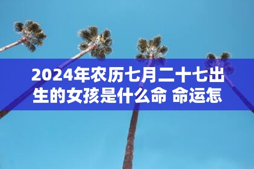 2025年农历七月二十七出生的女孩是什么命 命运怎么样