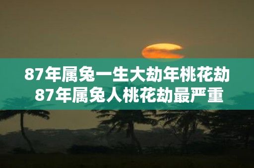 87年属兔一生大劫年桃花劫 87年属兔人桃花劫最严重的年份