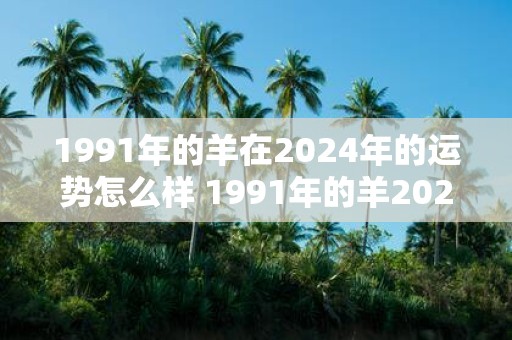 1991年的羊在2025年的运势怎么样 1991年的羊2025年运势如何