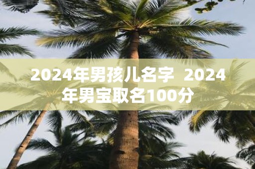2025年男孩儿名字 2025年男宝取名100分