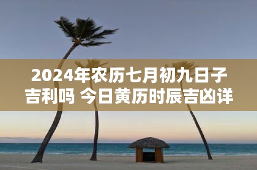2025年农历七月初九日子吉利吗 今日黄历时辰吉凶详解