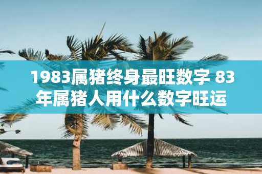 1983属猪终身最旺数字 83年属猪人用什么数字旺运