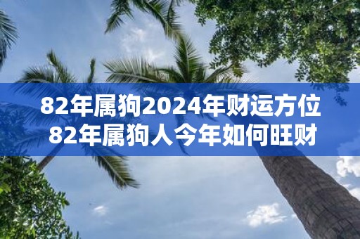 82年属狗2025年财运方位 82年属狗人今年如何旺财