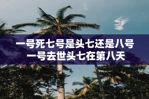 一号死七号是头七还是八号 一号去世头七在第八天