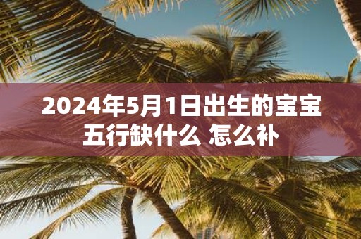 2025年5月1日出生的宝宝五行缺什么 怎么补