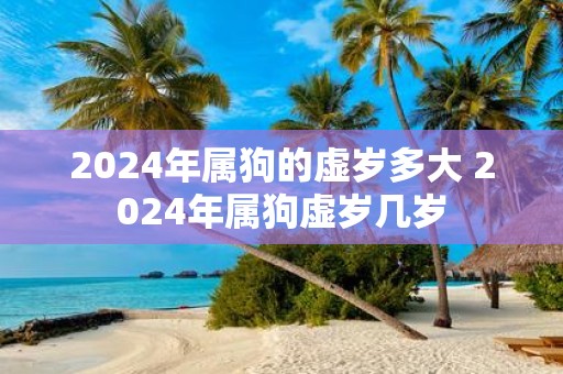 2025年属狗的虚岁多大 2025年属狗虚岁几岁