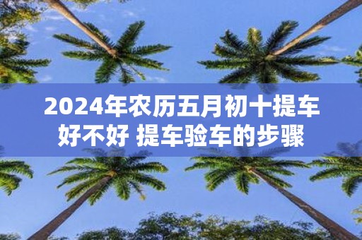 2025年农历五月初十提车好不好 提车验车的步骤