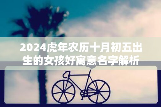 2025虎年农历十月初五出生的女孩好寓意名字解析