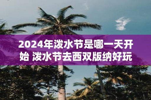 2025年泼水节是哪一天开始 泼水节去西双版纳好玩吗