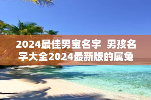 2025最佳男宝名字 男孩名字大全2025最新版的属兔