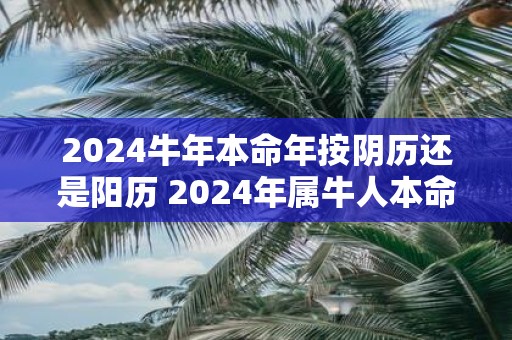 2025牛年本命年按阴历还是阳历 2025年属牛人本命年运势如何