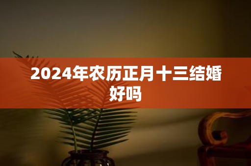 2025年农历正月十三结婚好吗
