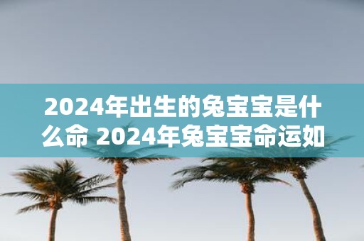 2025年出生的兔宝宝是什么命 2025年兔宝宝命运如何